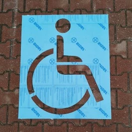 SZABLON miejsce postojowe dla osób z niepełnosprawnością