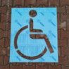 SZABLON miejsce postojowe dla osób z niepełnosprawnością, Żywiczne posadzki