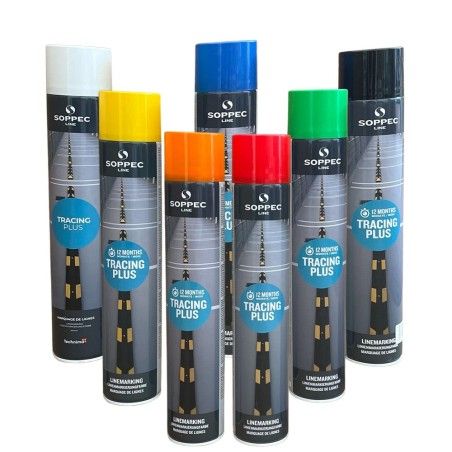 TRACING PLUS gloss line spray 750ml, Resin floors