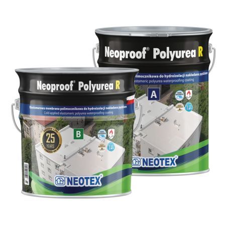 NEOPROOF POLYUREA R hydroizolacja polimocznikowa, Żywiczna posadzka na taras i balkon, ETA