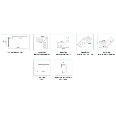 Profil balkonowo-tarasowy K301
