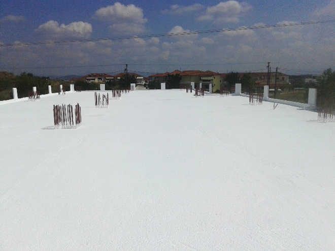 Dach pokryty NEOPROOF PU W-40 wodoszczelna poliuretanowa powłoka do malowania dachów