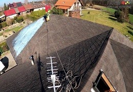 Fallstudie: Dachrenovierung mit bituminöser Schindel mit Neoproof pu W-40