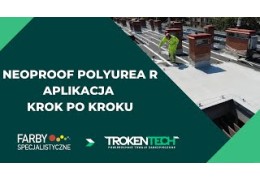 Fallstudie: Hydro -Insulation von zwei Dächern mit einem Bereich 1600 m2 unter Verwendung der Neoproof -Polyharnstoffmembran